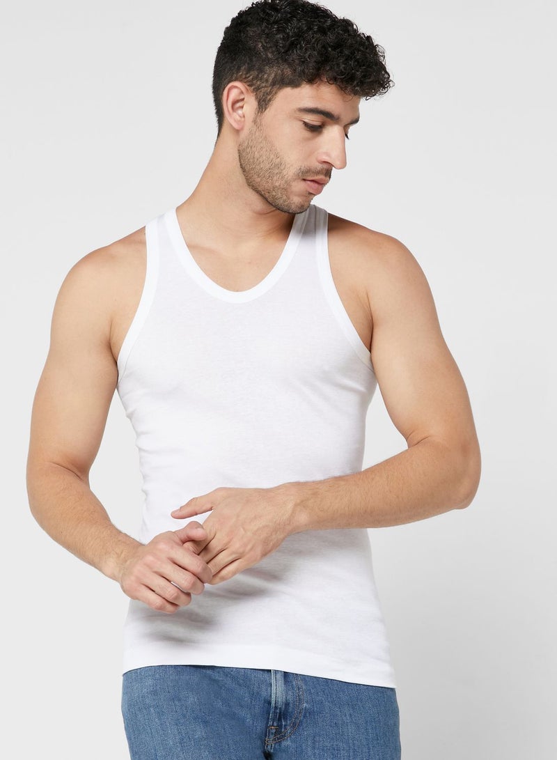 Seventy Five Basics 3 Pack Rib Vests - Image 1